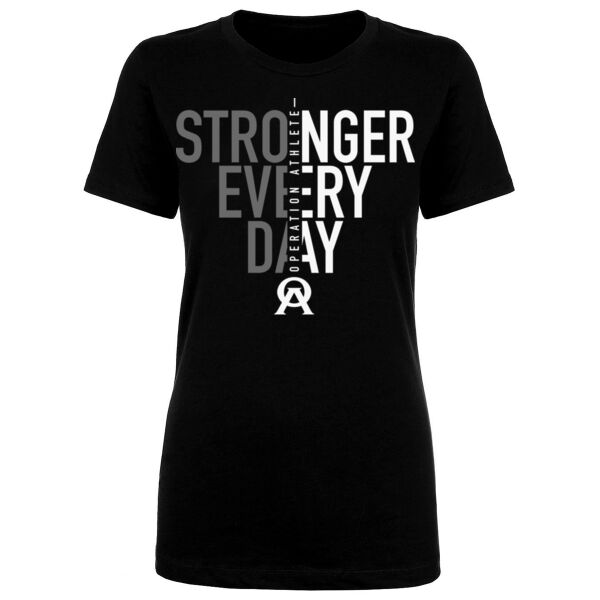 STRONGER EVERY DAY - WOMEN'S FITTED T-SHIRT - $7KH3FY$ Thumbnail